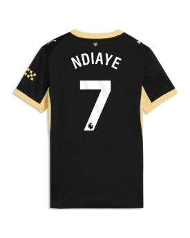Billige Fotballdrakt Manchester City Iliman Ndiaye #7 Replika Bortedrakt Dame 2026-27 Kortermet